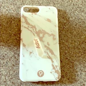 Loopy Iphone 8 plus rose gold marble case